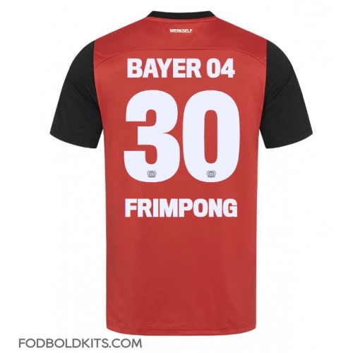 Bayer Leverkusen Jeremie Frimpong #30 Hjemmebanetrøje 2024-25 Kortærmet